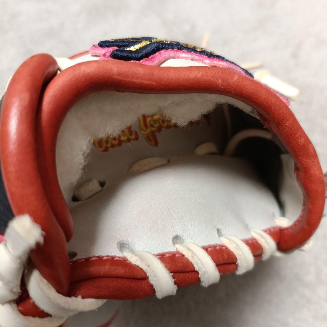 【完全オーダー品】Slugger 野球グローブ 赤/黒/白/ピンク
