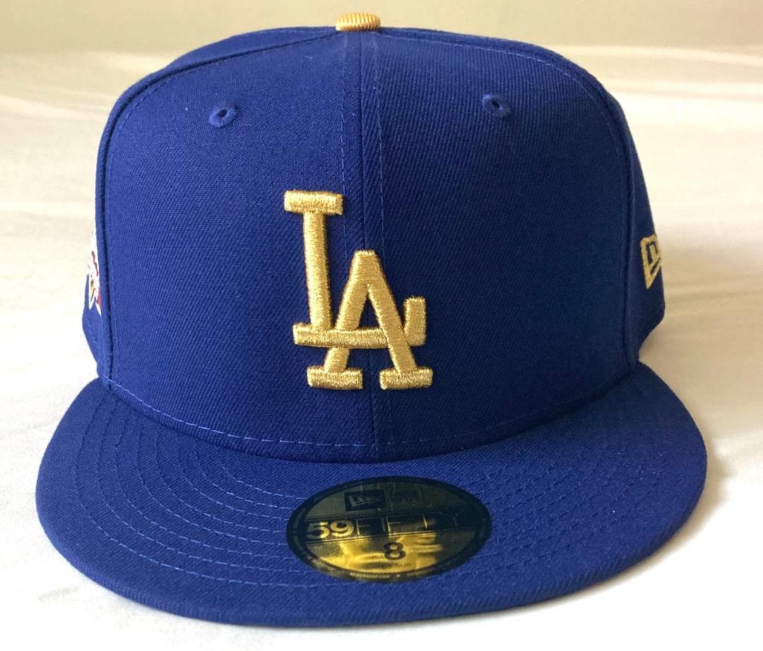 ドジャース ワールドチャンピオン 59FIFTY ゴールド×ロイヤル:8