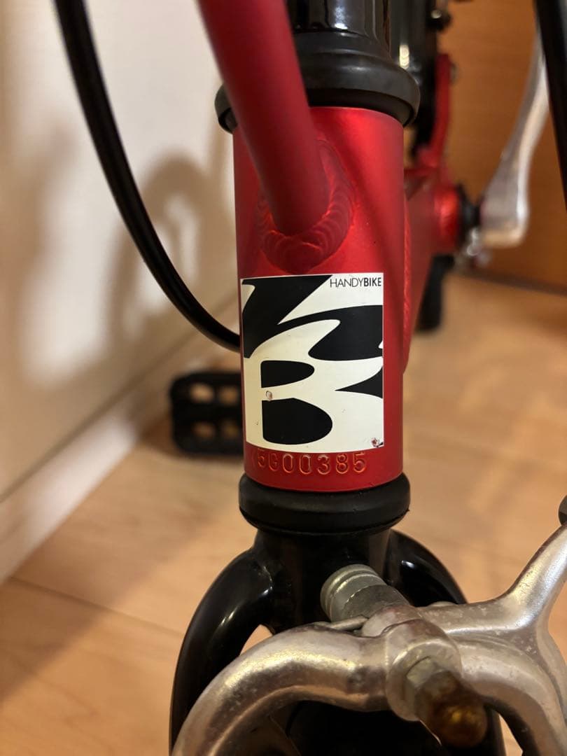 折りたたみ自転車 HANDYBIKE 8 レッド/ブラック
