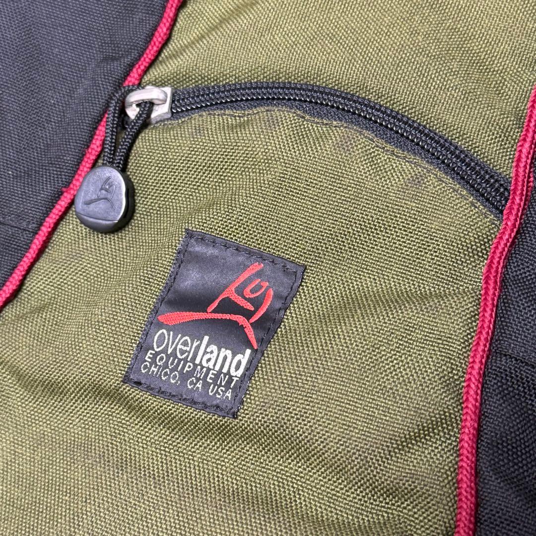 Overland オーバーランド メッセンジャーバッグ オリーブ×ブラック