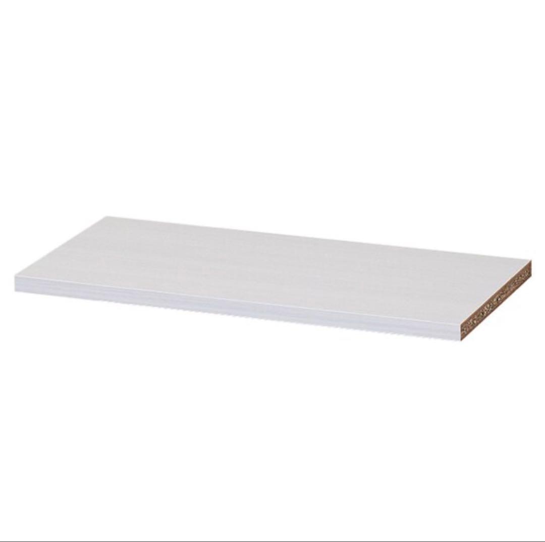 セミオーダーラック強化棚 奥行 44cm(幅90×高さ198cm WH)