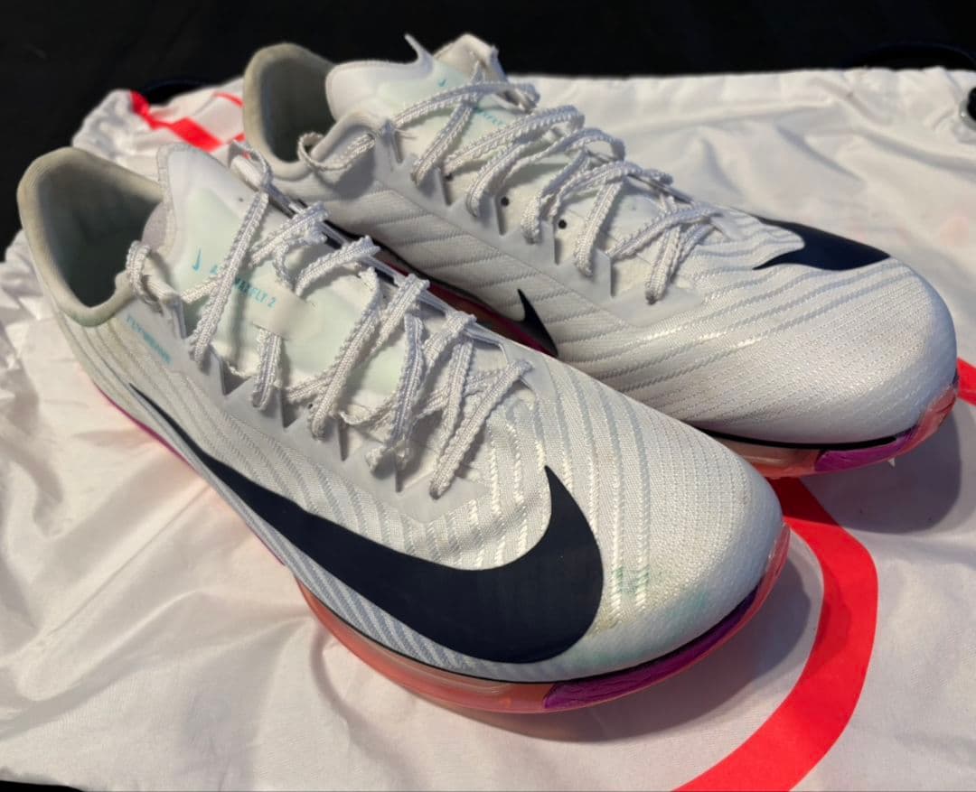 【良品】NIKEマックスフライ2　ブラック/ホワイト　27.0