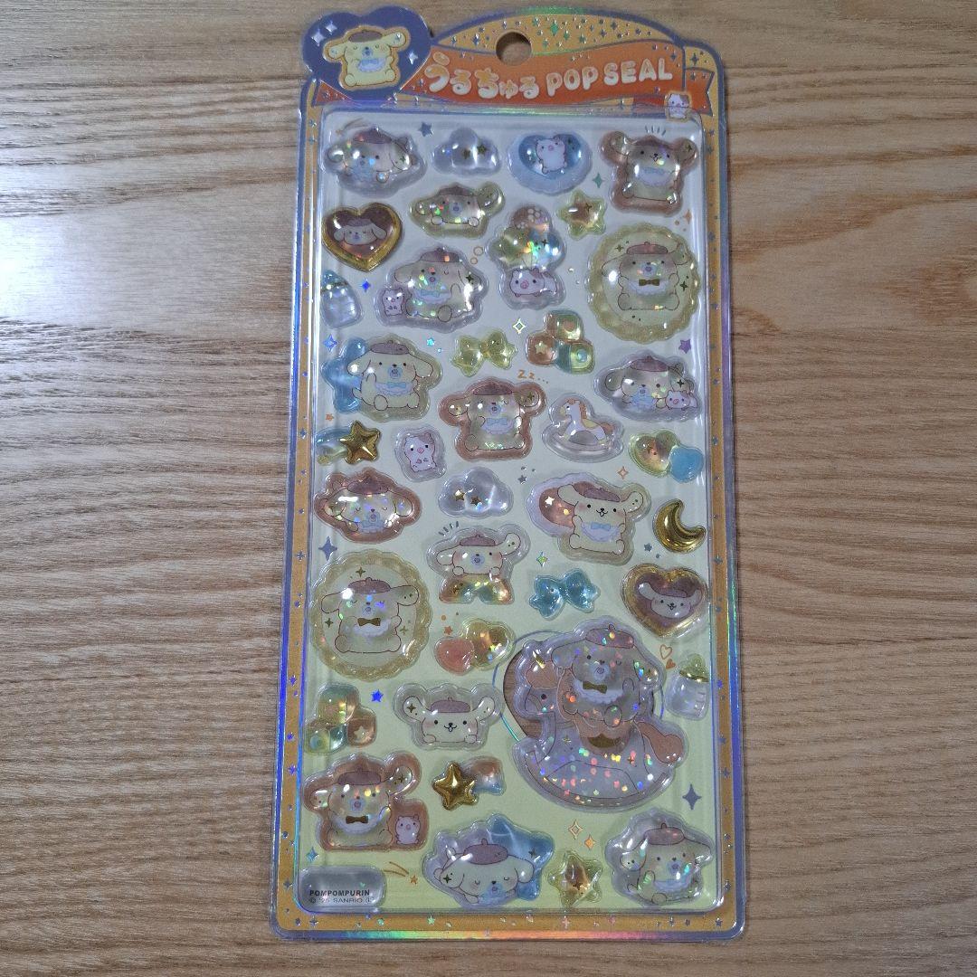サンリオ うるちゅるポップシール ６種セット クラックス