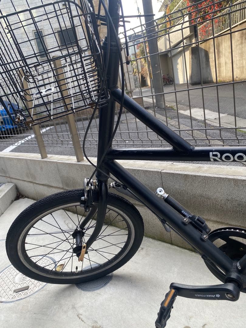 【定価58,000円】Root One ブラック シティサイクル　　前カゴ付き