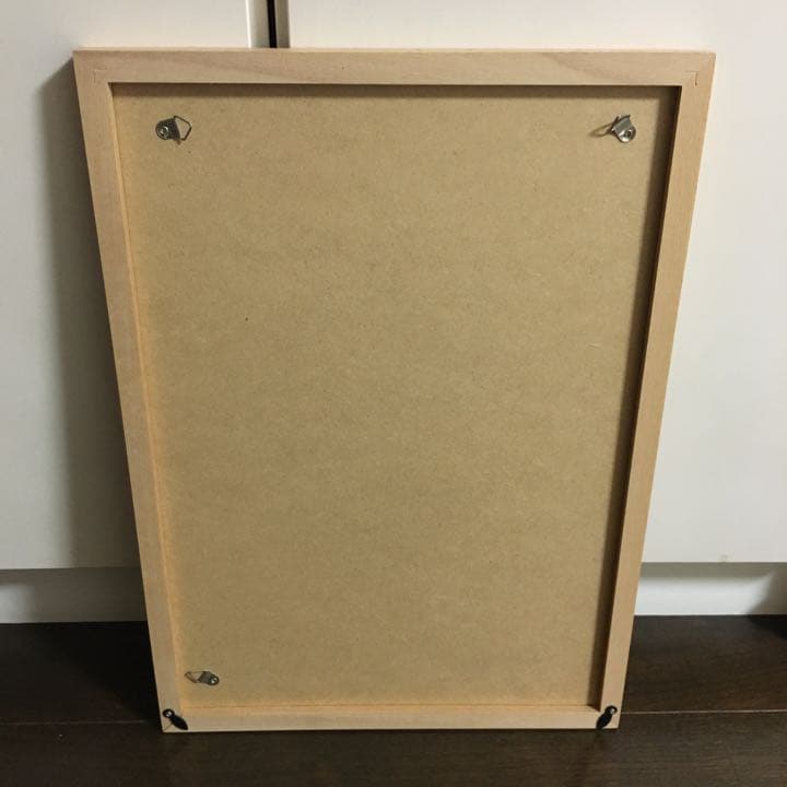 絵　無印木製フレーム（額縁）付き