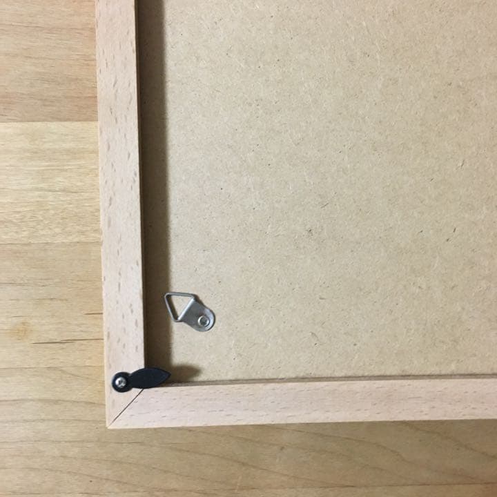絵　無印木製フレーム（額縁）付き