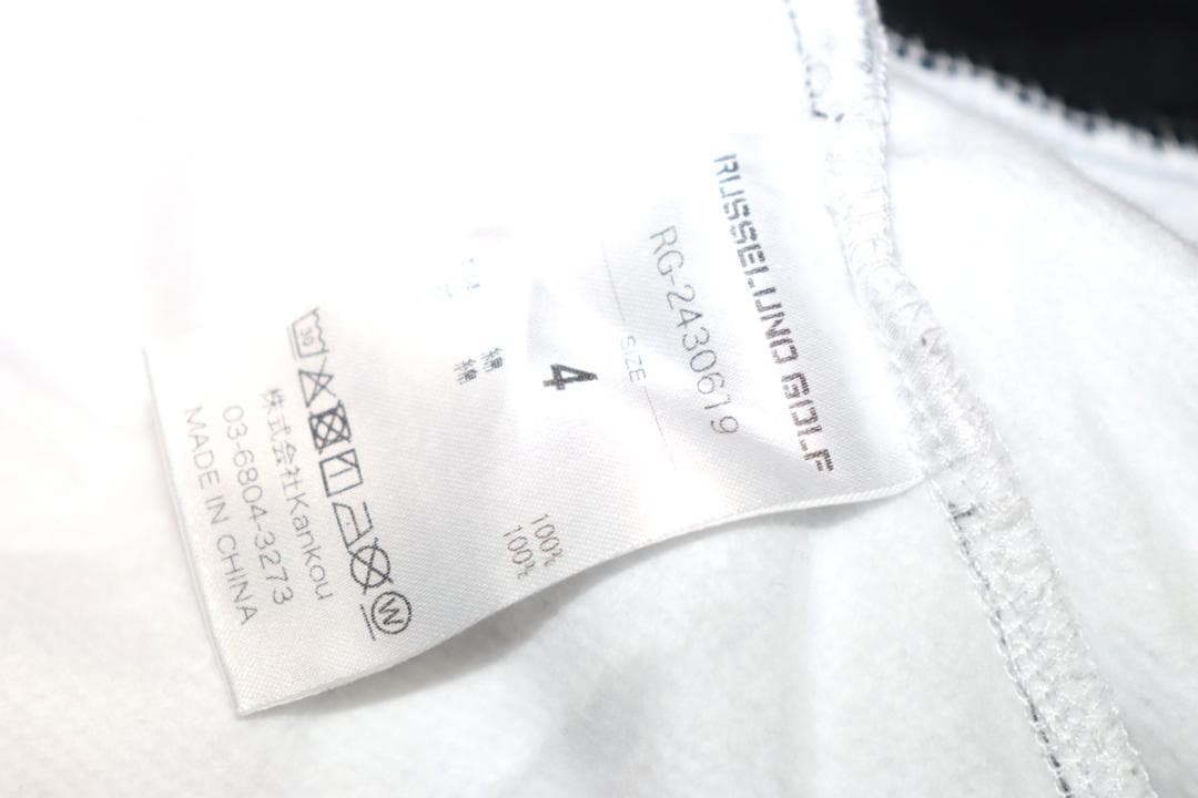 新品 ラッセルノゴルフ クルーネック プルオーバー スプレーペイズリー (4)Ⓗ