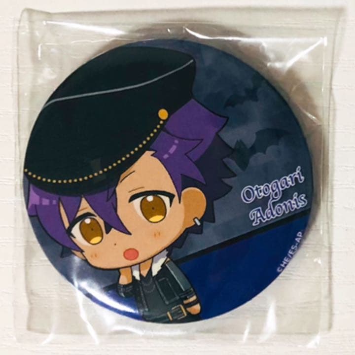 新品★あんスタ★UNDEAD【大神晃牙＆乙狩アドニス】カラオケの鉄人★缶バッジ