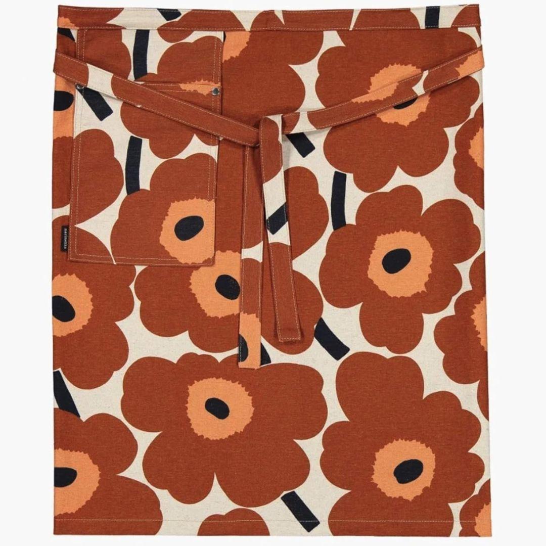 marimekko UNIKKO エプロン チェスナット マリメッコ ウニッコ
