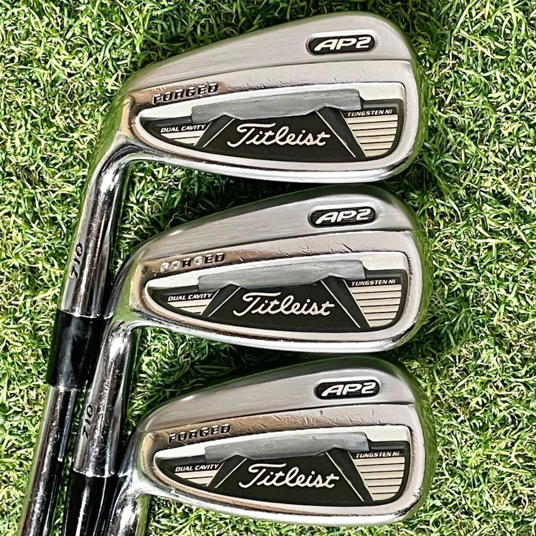 【貴重レフティ】タイトリスト AP2 710 アイアンセット 6本 S 左 良品