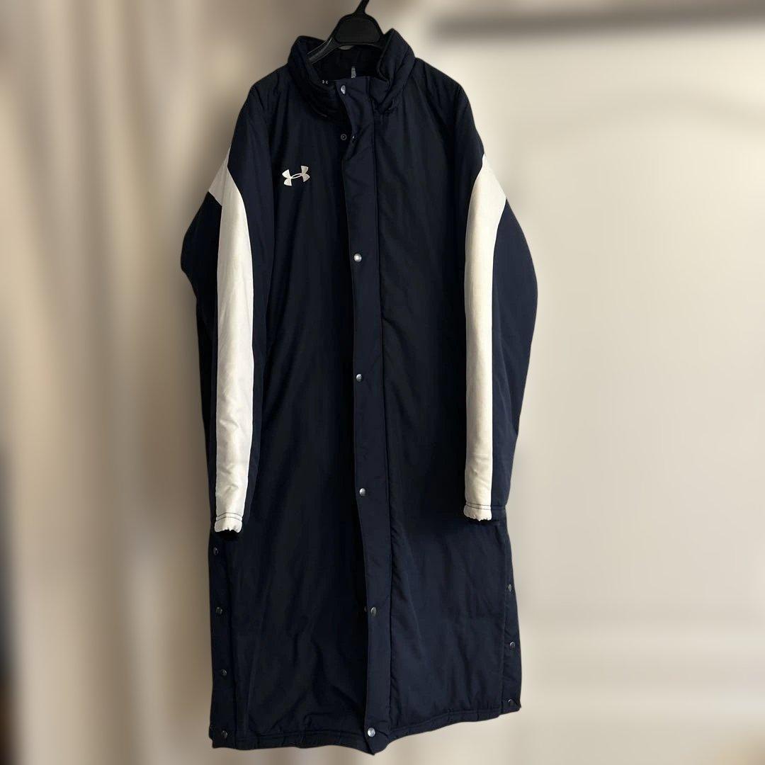 アンダーアーマー　ベンチコート　XXL ネイビー