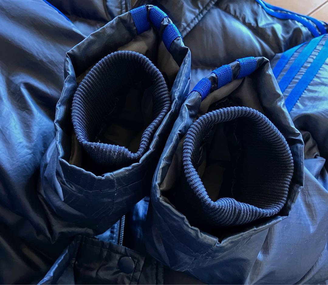 ★ adidas アディダス ネイビー ダウンコート ベンチコート M ★