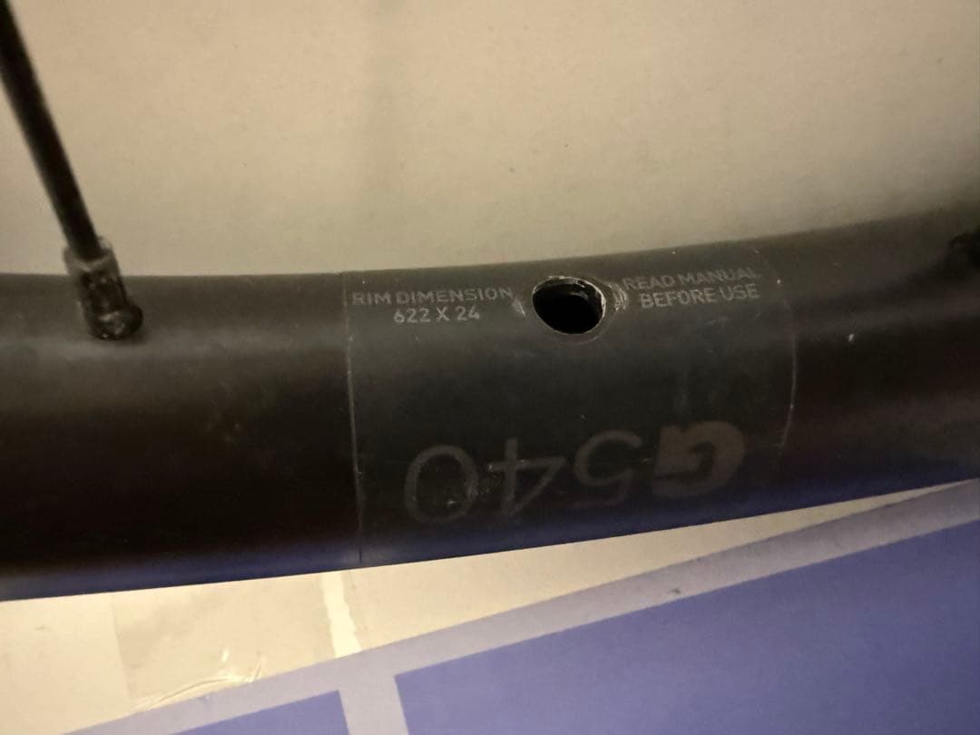 DT SWISS G540 グラベルホイール シマノフリー　前後セット