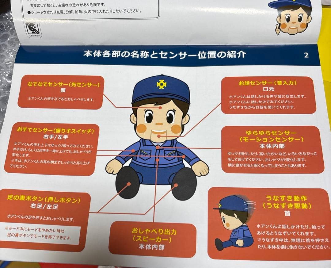 （希少）関西電気保安協会50周年記念品　ホアンくん　喋るぬいぐるみ　非売品