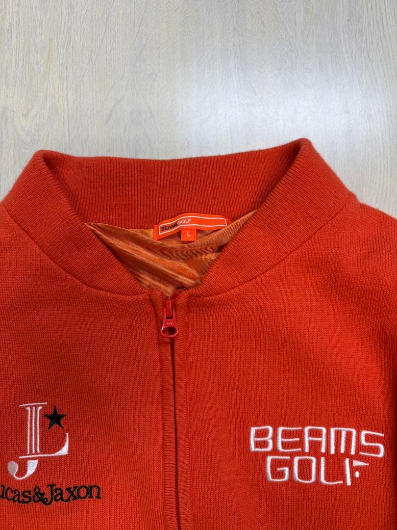 BEAMS GOLF オレンジ ウール100%裏地付き