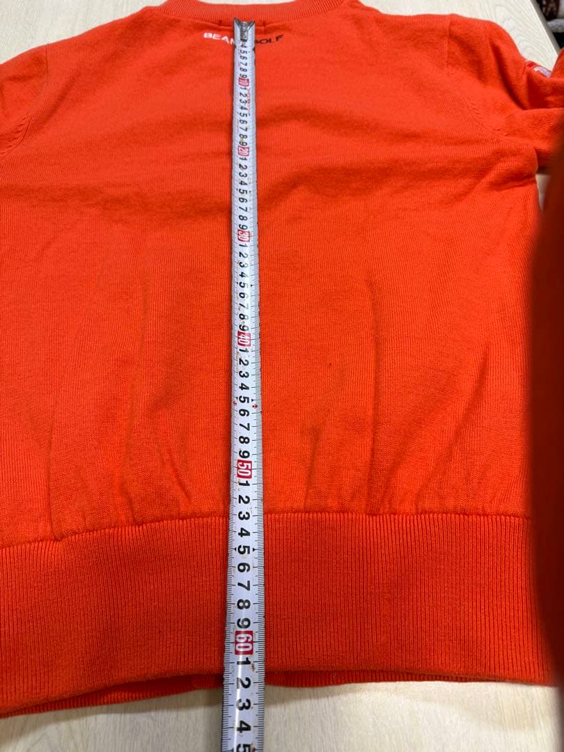 BEAMS GOLF オレンジ ウール100%裏地付き