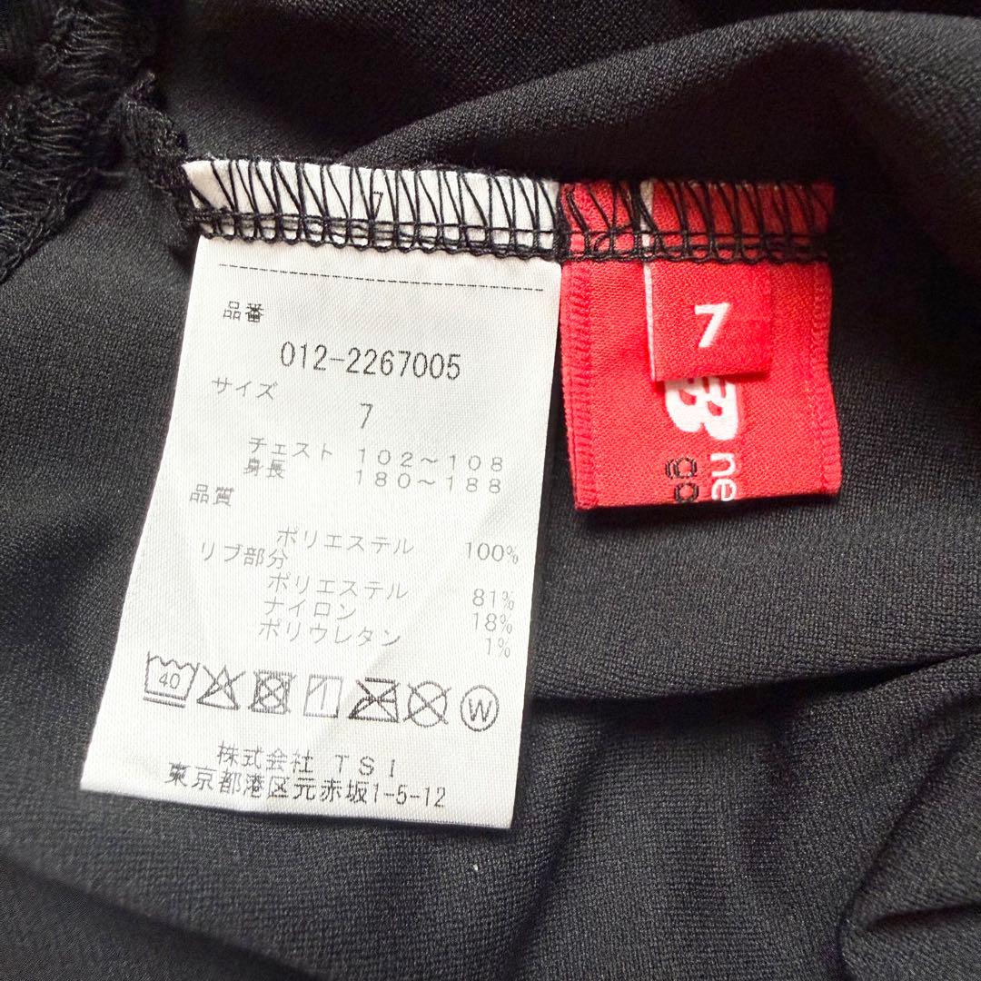 美品 ニューバランス ゴルフ モックネック シャツ タートルネック 黒 サイズ7