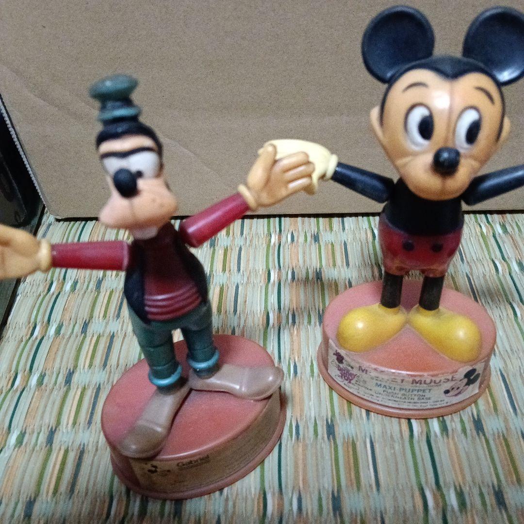 ディズニー パペット ミッキーマウス グーフィー プルート 昭和レトロ