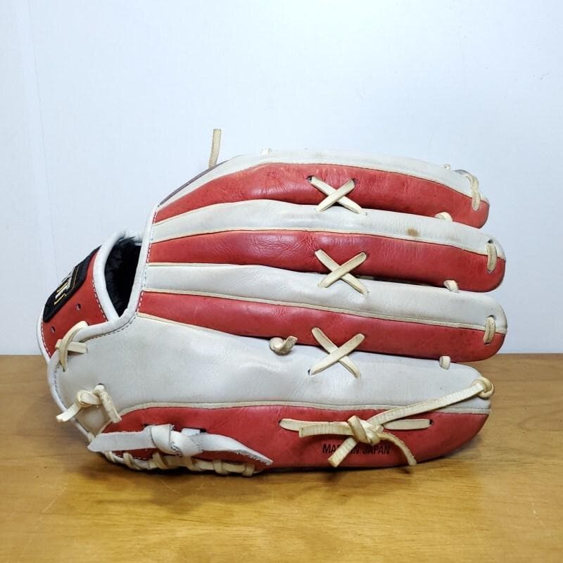 ZETT 赤星モデル 日本製 限定 本人使用カラー 左投げ 外野用 軟式グローブ
