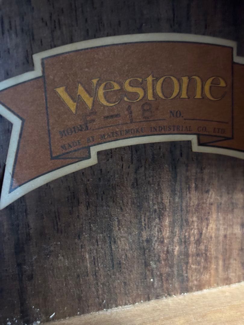レア物❗️westone ウエストン　Fタイプ　ジャパンヴィンテージアコギ ‼️
