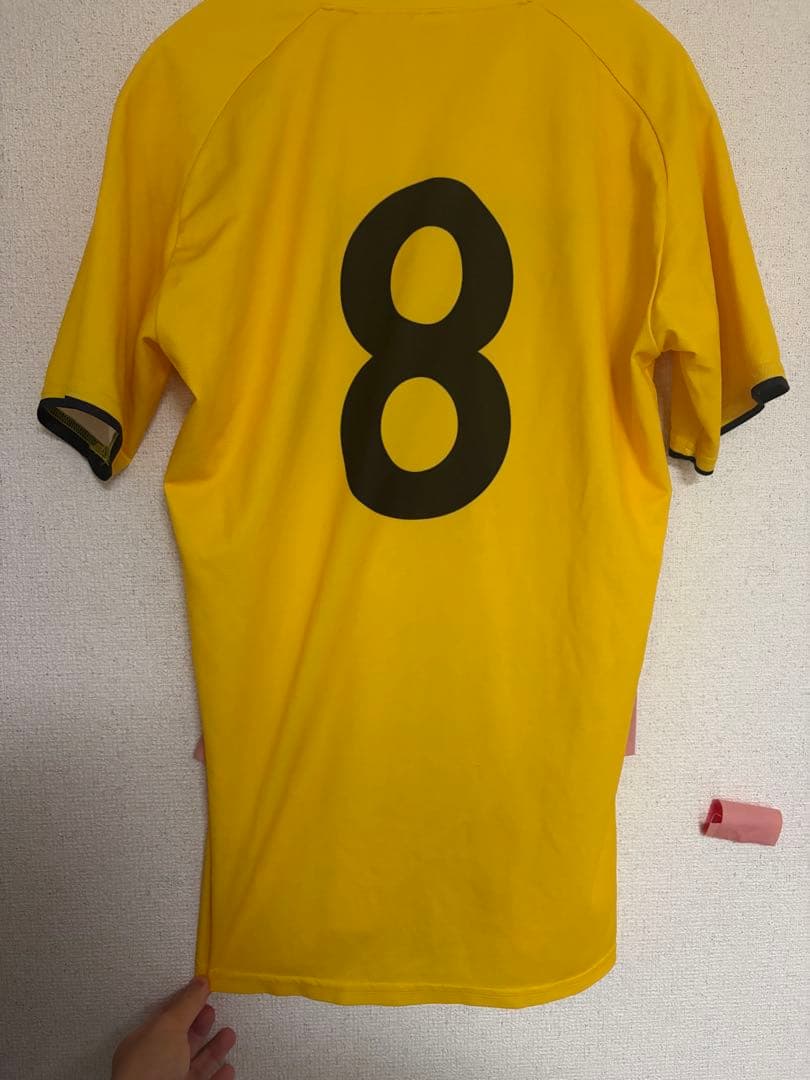 仙台育英サッカー部　選手権着用ユニフォーム（数年前）Lサイズ　背番号8 希少