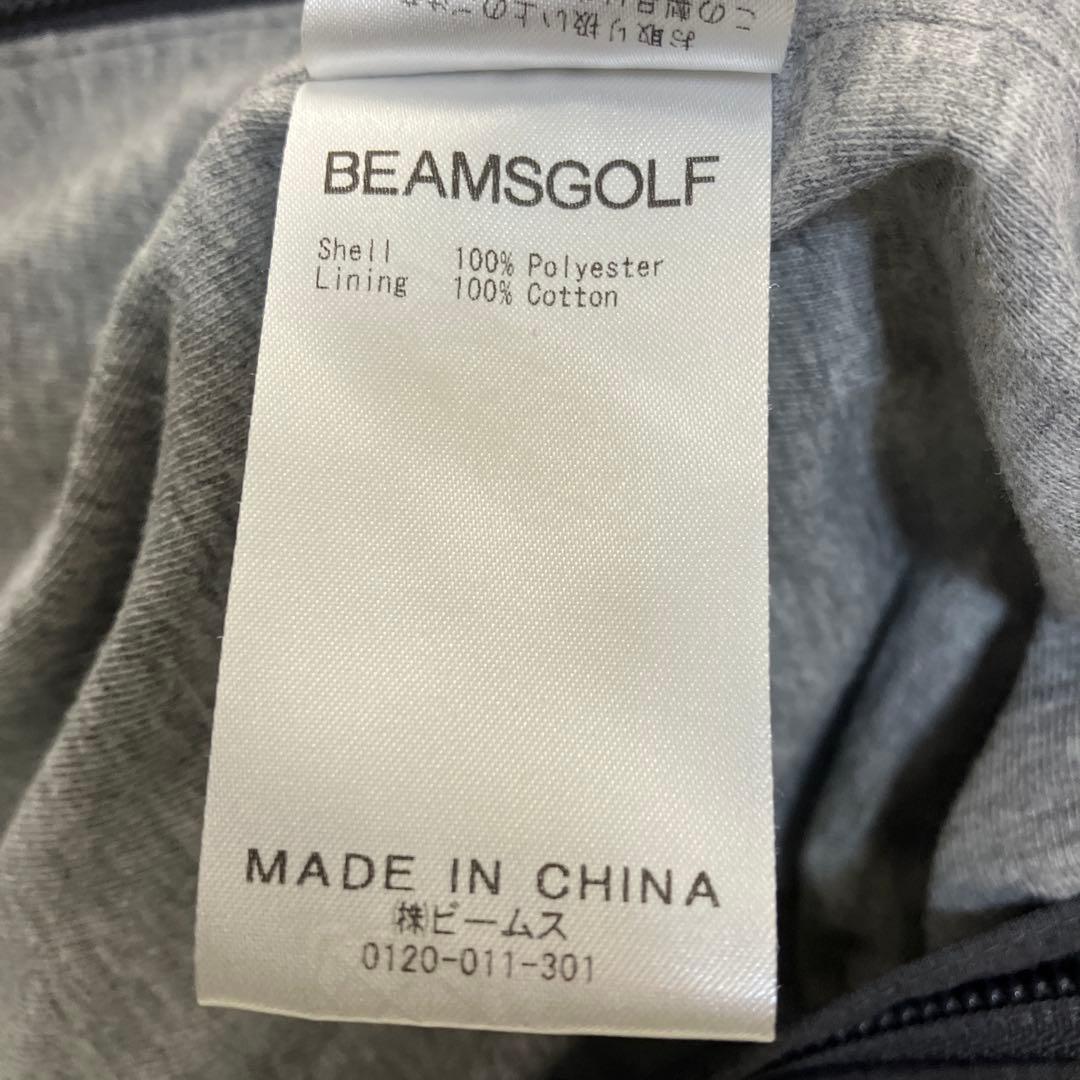 BEAMS GOLF ミノテック フルジップベスト　グレー　Lサイズ