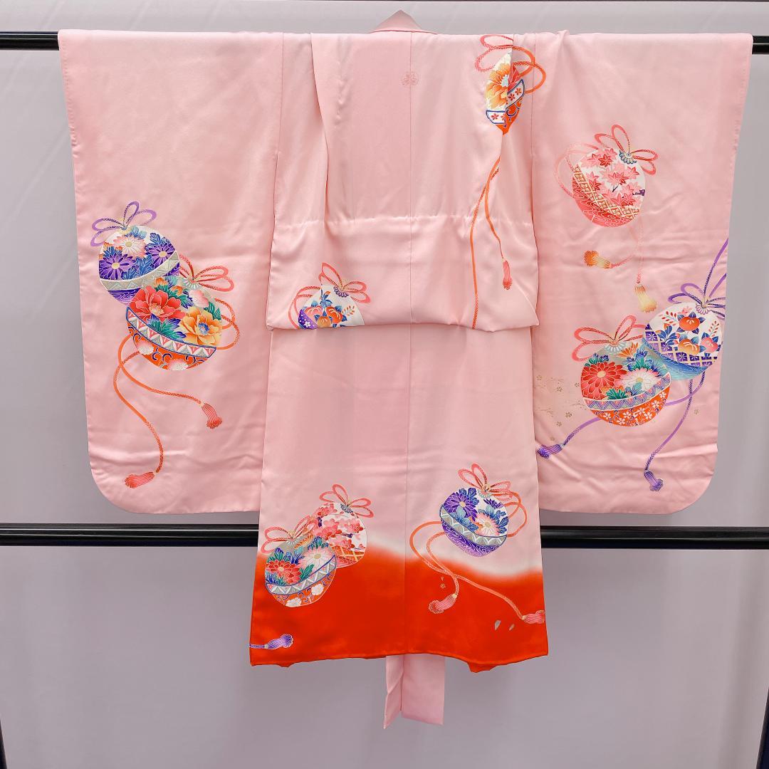 Ｙ★4034★ 子供着物 七五三 女の子 四つ身 単品