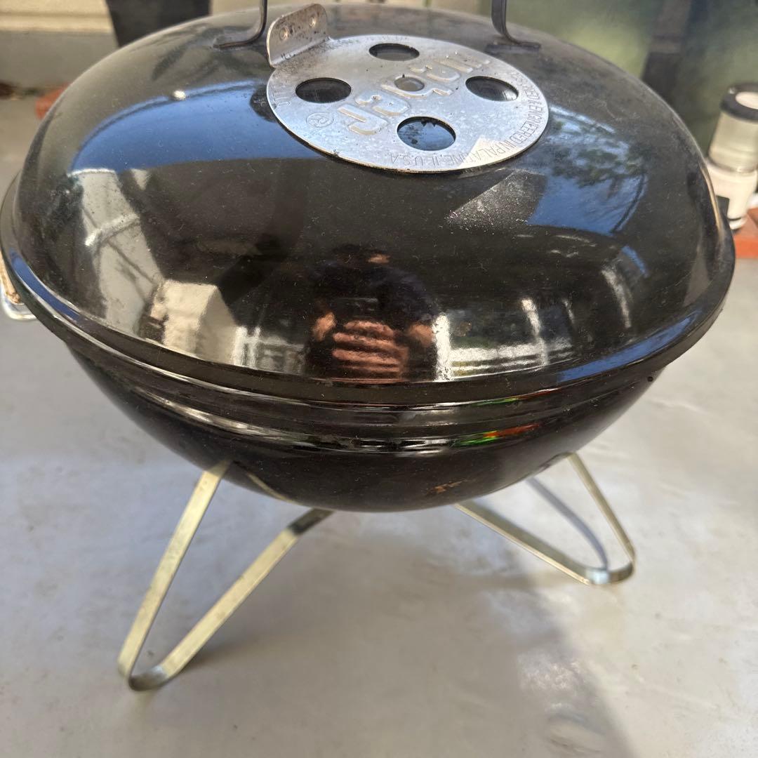 ウェーバー(Weber) 卓上 キャンプ グリル 37cm スモーキージョー