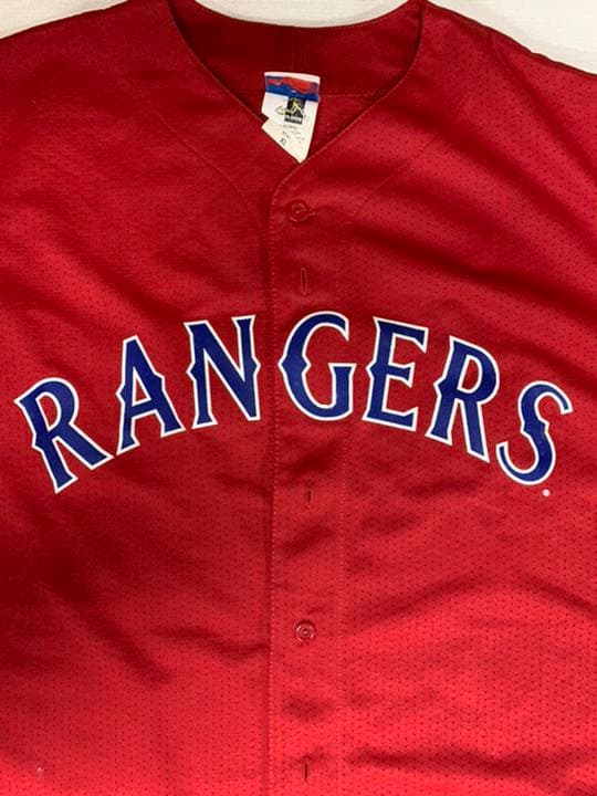 90s  MLB テキサス　レンジャース　Majestic オーセンティック