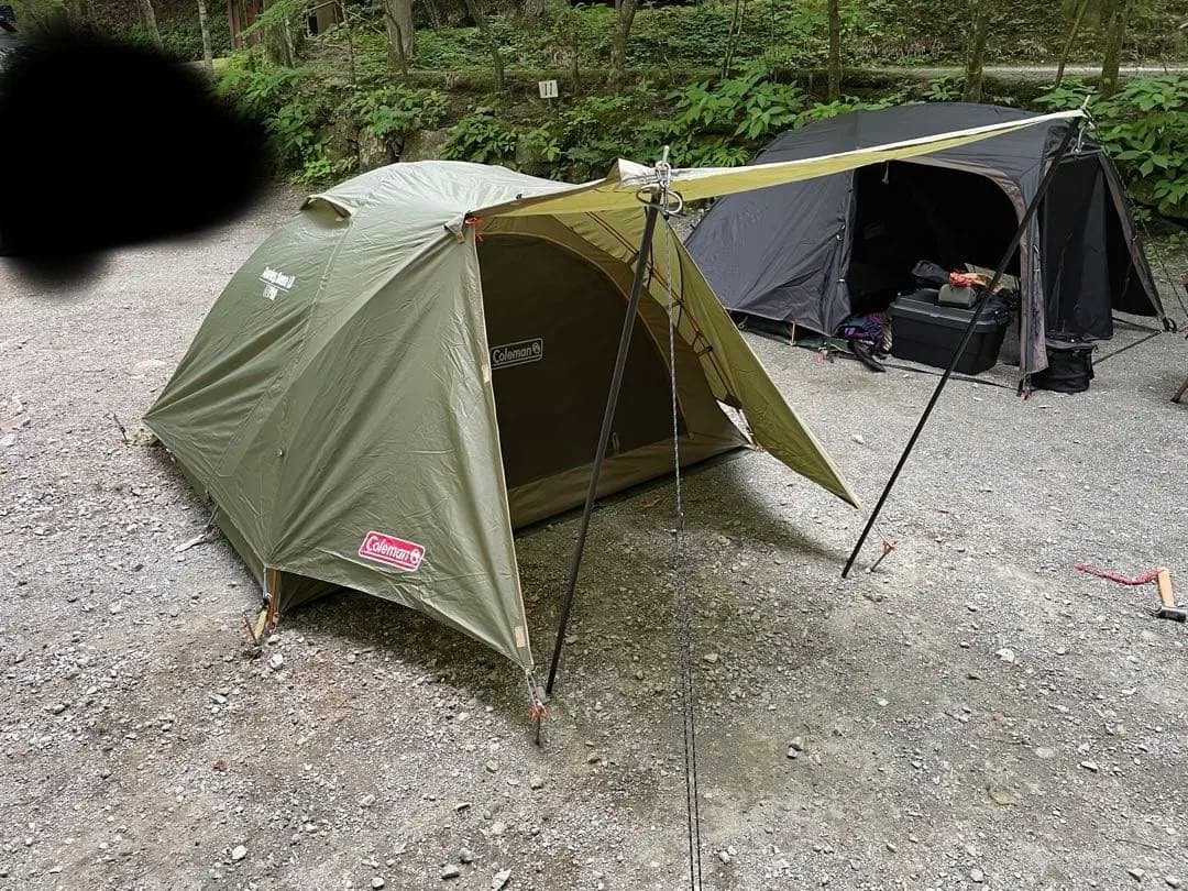 Amazon限定　Coleman ツーリングドームＬＸ　自作アルミポール付き