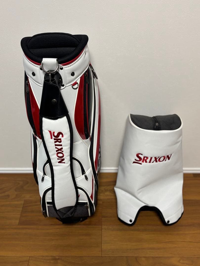 【RY】Srixon キャディバッグ 白黒赤