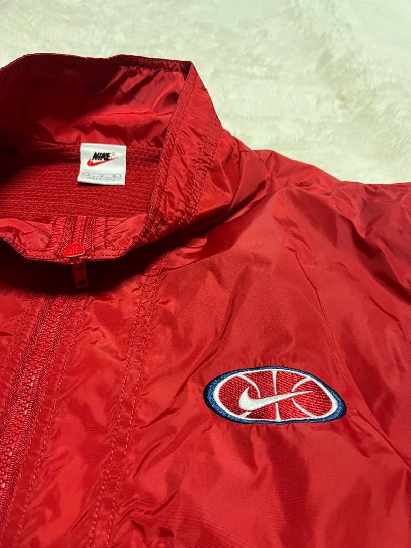 90’s 銀タグ　NIKE ナイロン　ジャケット　バスケットボール