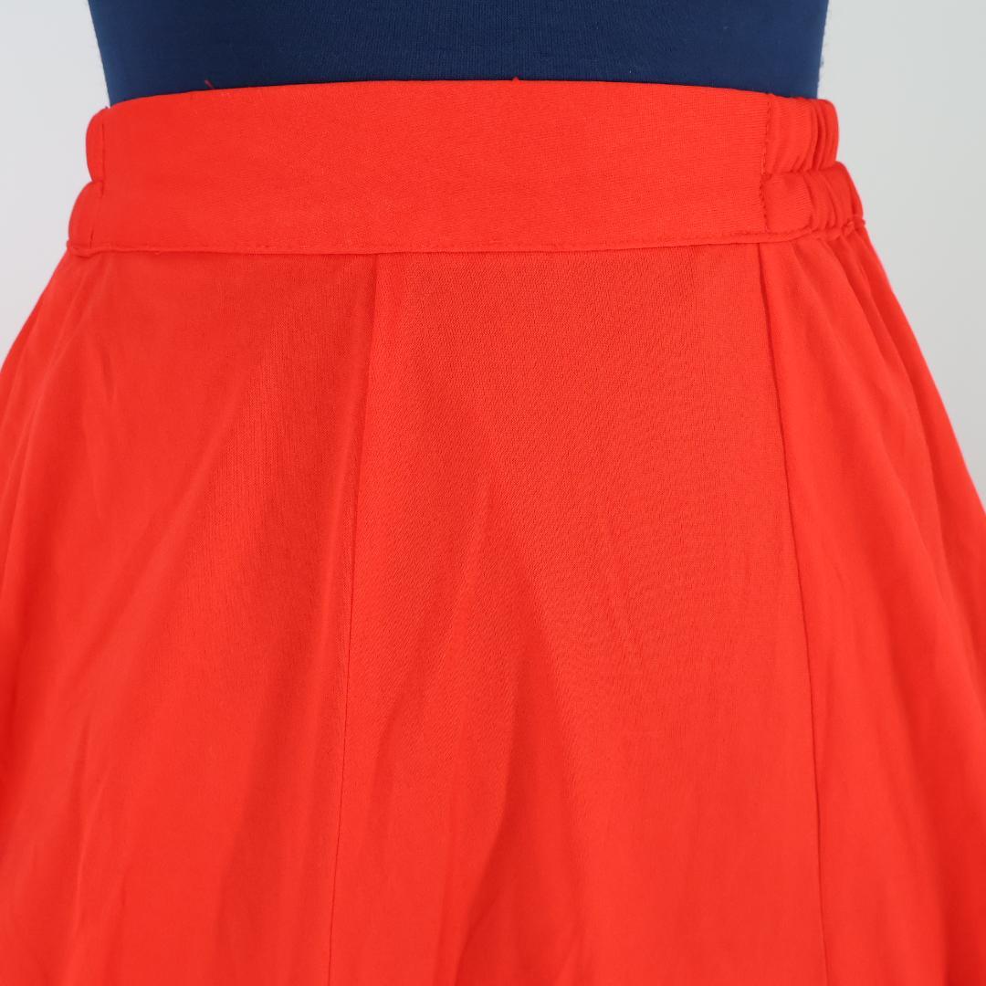 【フラメンコ衣装】レッド prima boutique ファルダ スカート 赤