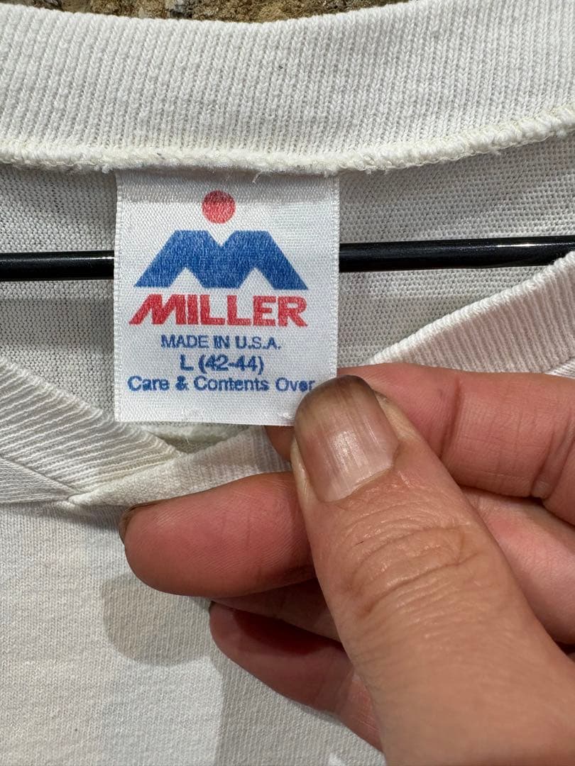 90s/MILLERミレーフットボールロンT/ナンバリングリーバイスディッキーズ