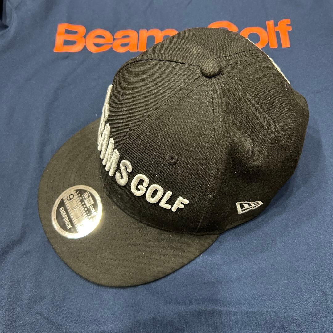 BeamsGolf モックネックシャツ・キャップセット