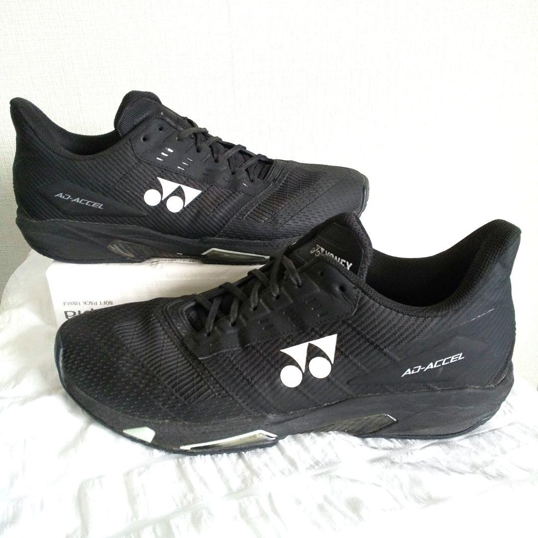 YONEX 27.5cm パワー クッション アドアクセル テニスシューズ 黒