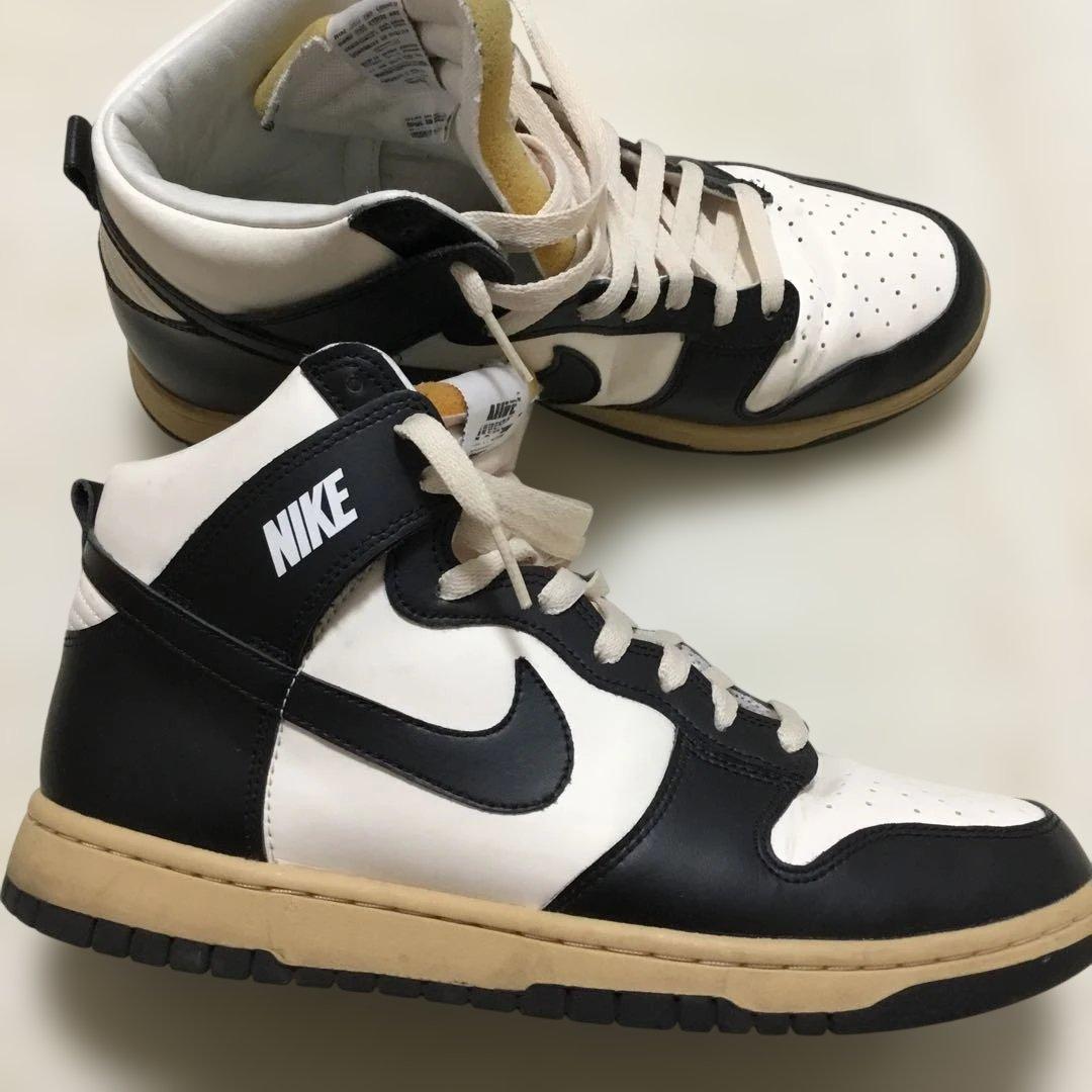 NIKE ハイカットシューズ ホワイト/ブラック　27.5cm