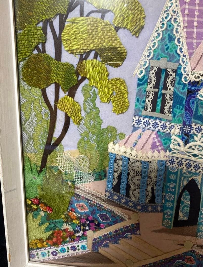 イギリス作家　Joan Dawson England コラージュ　可愛い家