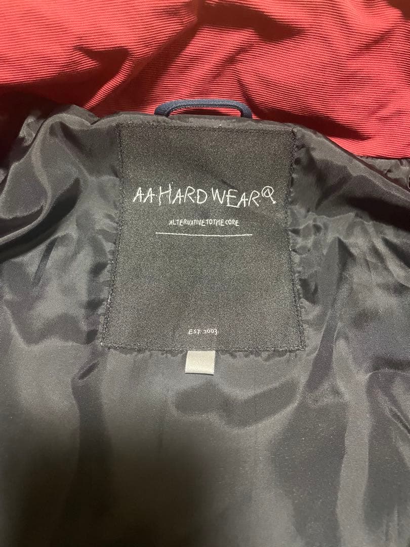 スノボ用ウェア AAHARDWEAR ネイビー レッド マウンテンパーカー