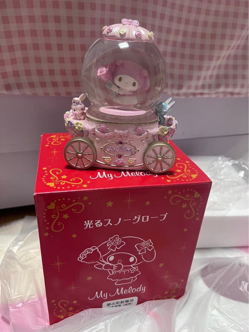 サンリオ マイメロディ 光る スノーグローブ☆