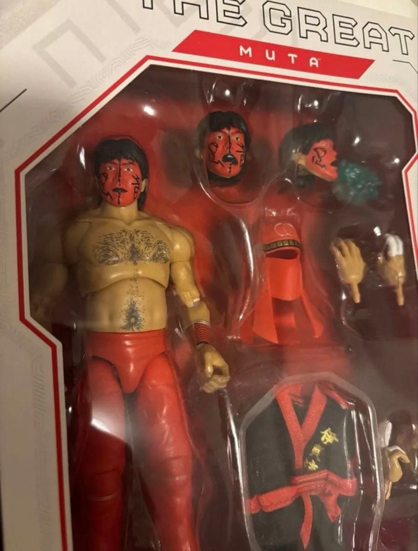 wwe マテル グレート ムタ フィギュア プロレス アルティメットエディション