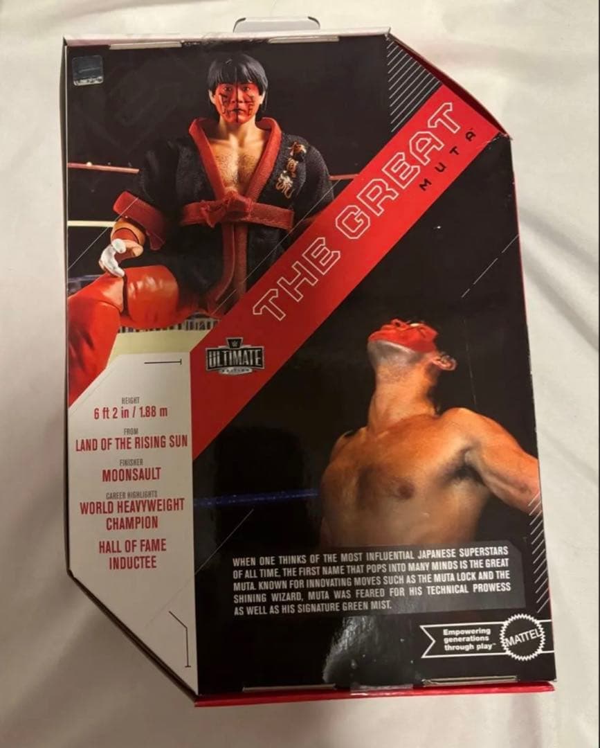 wwe マテル グレート ムタ フィギュア プロレス アルティメットエディション