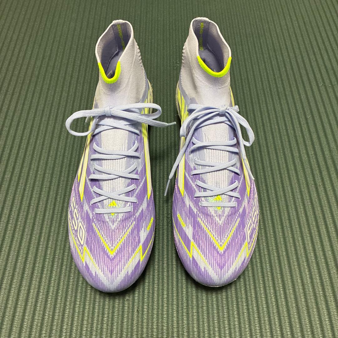 adidas F50 サッカーシューズ・スパイク 紫・黄緑
