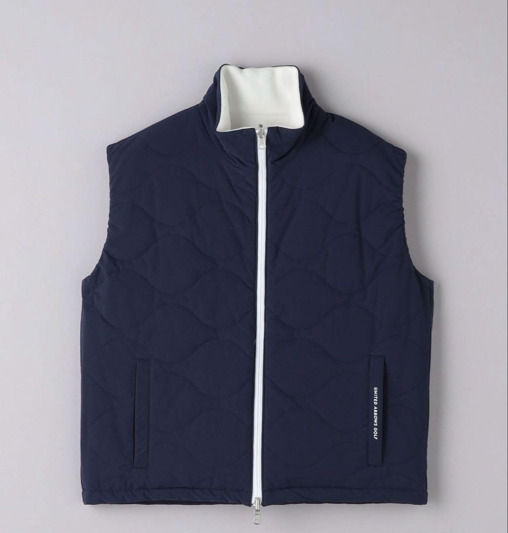 【タグ無未使用】UNITED ARROWS GOLF リバーシブルベスト