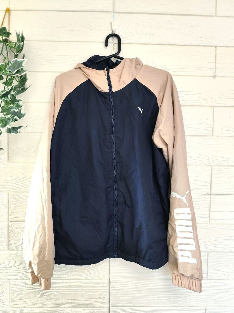 【美品】ウィンドブレーカー　ナイロンジャケット　PUMA　XL レディース