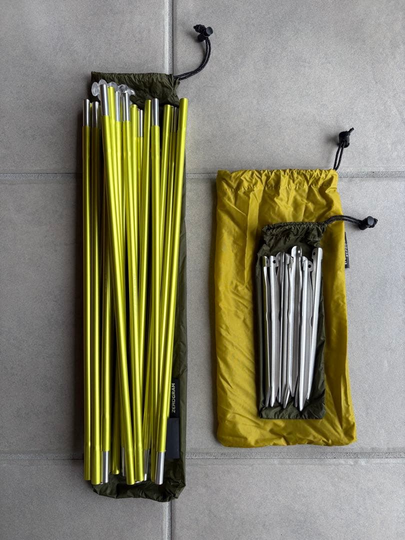 【美品】ZEROGRAM El Chalten 1.5P テント