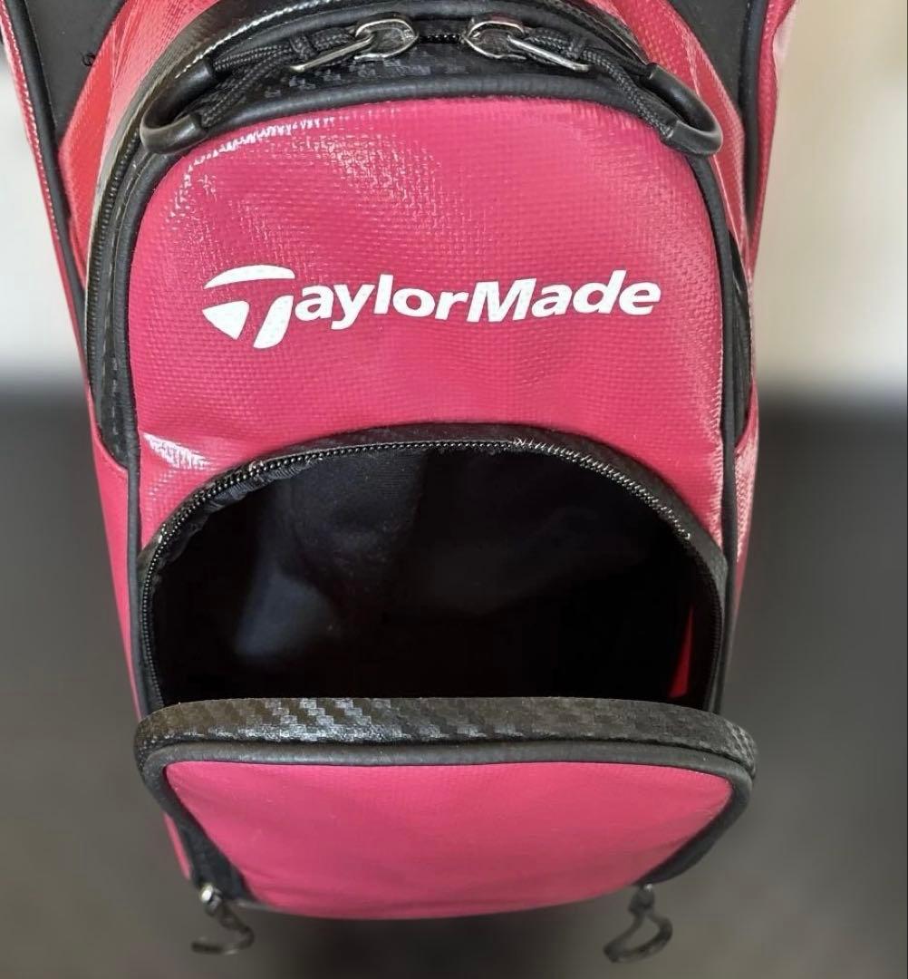 TaylorMade キャディバッグ　レッド