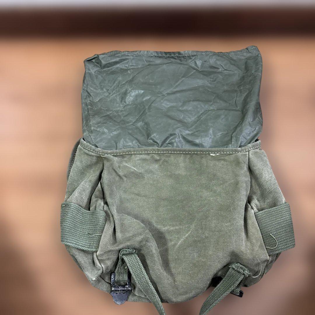 60s 米軍　実物　M1961 M61 フィールドパック　コットン　①
