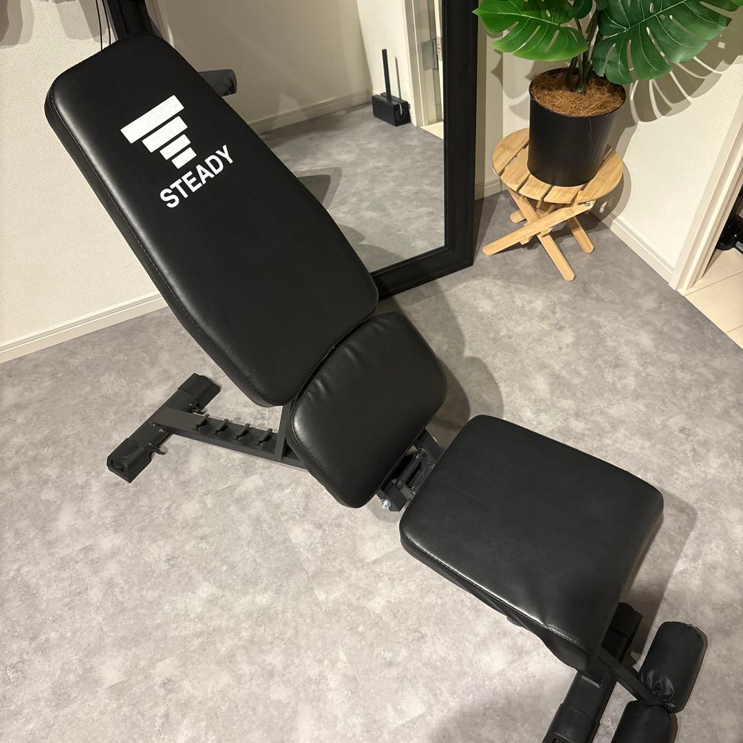 専用 STEADY トレーニングベンチ ブラック