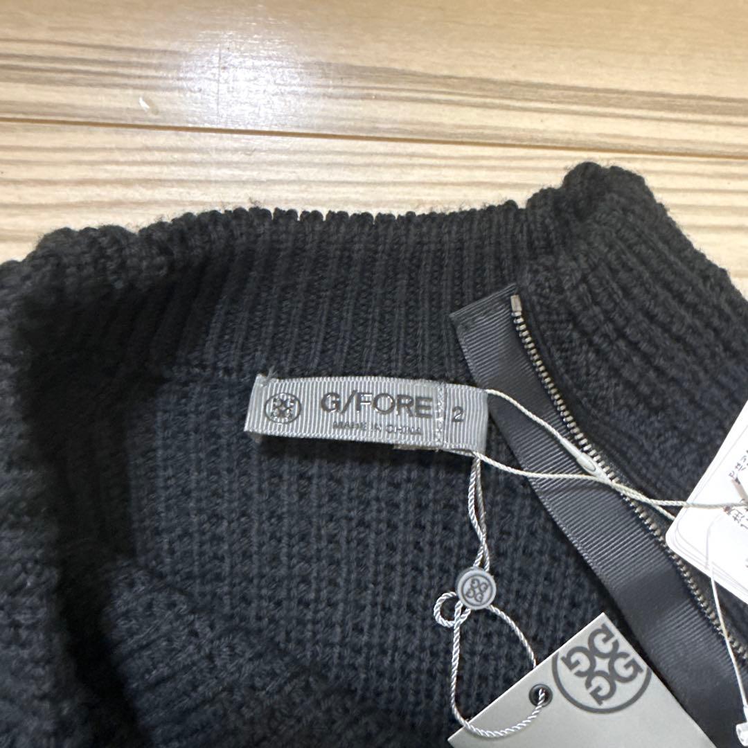 【新品未使用】G/FORE セーター　ブラック　タグ付き